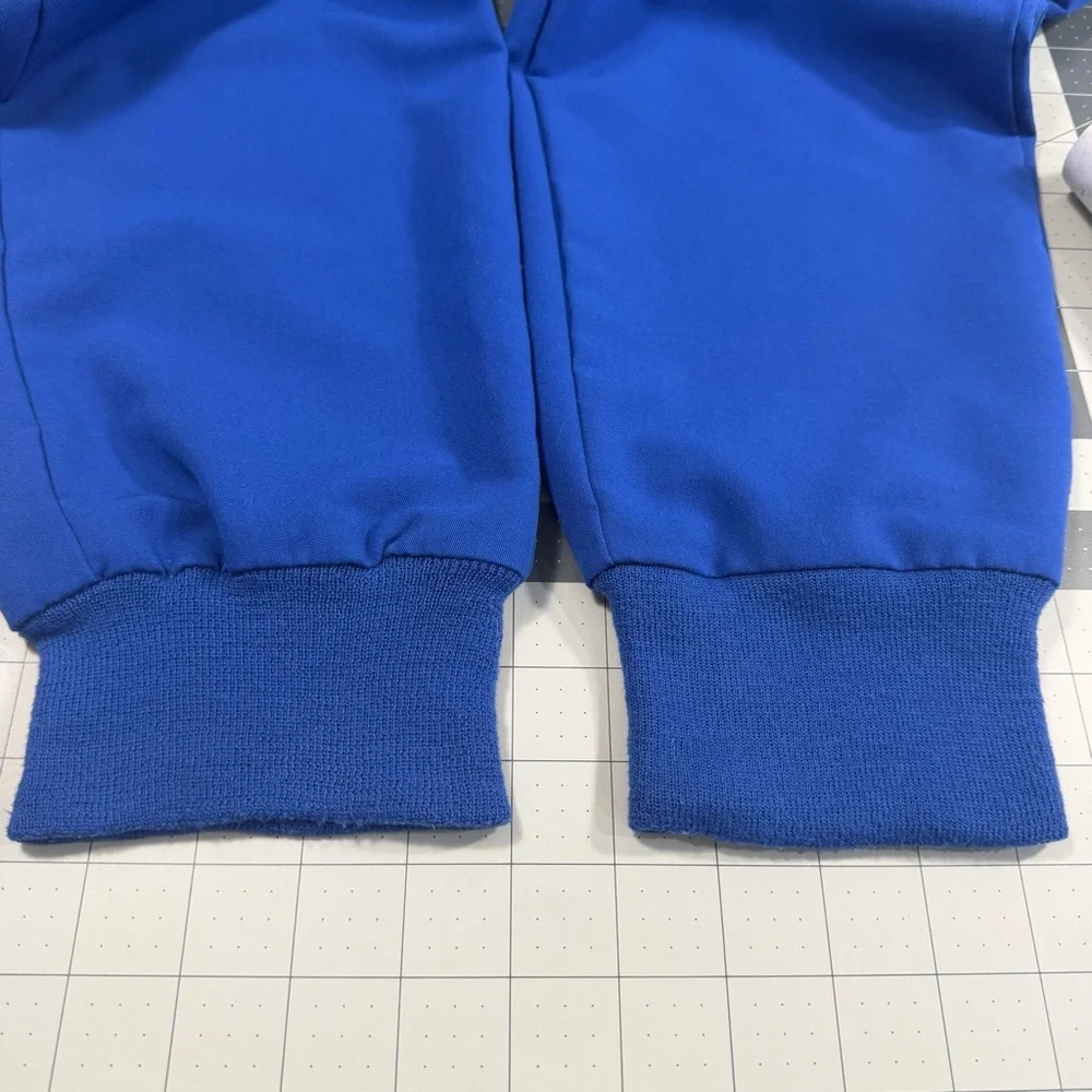 FIGS Men’s Joggers / Pants, Large Tall, Royal Blue, Neon Green Drawstring